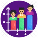 Generation Growth Population Growth Graph Family Growth Icon
