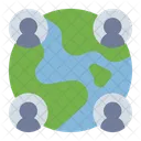 Population People Globe Icon