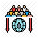 Population Pressure Natural Icon