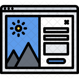 Popup Icon Of Colored Outline Style Available In Svg Png Eps Ai Icon Fonts