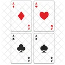 Poquer Cartas Cassino Ícone