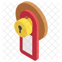 Etiqueta De Puerta Etiqueta De Puerta Numero De Habitacion Icono