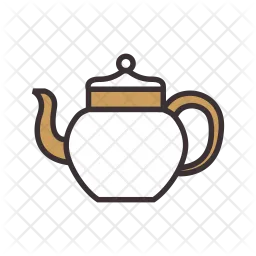 Porcelain teapot  Icon