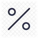 Porcentaje Alculacion Alculator Icono