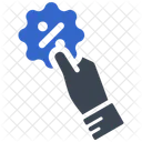Porcentaje de préstamo  Icono