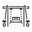 Porch Swing Garden Exterior Icon