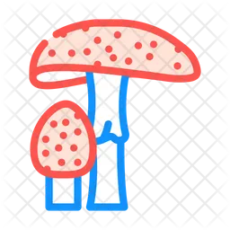 Porcini Mushroom  Icon