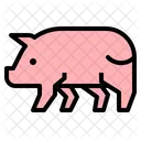 Carne De Porco Porco Presunto Icon