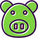 Porco Animal Bacon Icon