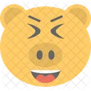 Porco Cara Emoji Ícone