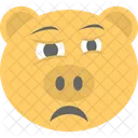 Porco Cara Emoji Icon