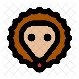 Porcupine Head  Icon