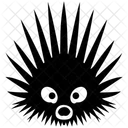 Porcupine Spiny Rodent Quill Defense Icon
