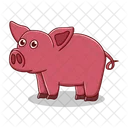 Pork Pig Animal Icon