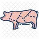Pork Non Veg Meat Icon