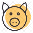 Pork Pig Livestock Icon