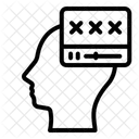 Porn Addiction Screen Head Icon
