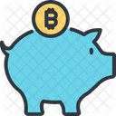 Bitcoin Porquinho Salvar Icon