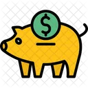 Porquinho do dólar  Icon