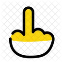 Foda Dedo Gesto Icon