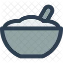 Porridge Bowl Vegetarian Icon