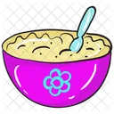 Porridge Bowl Diet Bowl Cereal Bowl Icon