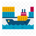Port Sea Boat Icon
