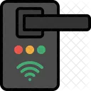 Porta Inteligente Internet Das Coisas Macaneta De Porta Ícone