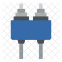 Porta Optica Internet Conector Ícone