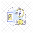 Energy Storage Device Consumer Electronics Portable Electronics Icon