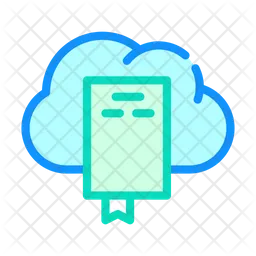 Portable Cloud Storage  Icon