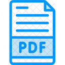 Portable Document Format File  Icon