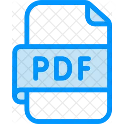 Portable Document Format File  Icon