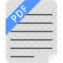 Portable Document Format File File File Type Icon