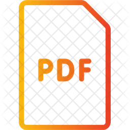 Portable Document Format File  Icon