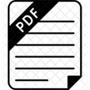 Portable document format file  Icône
