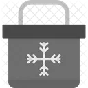 Portable Fridge Ice Box Icon