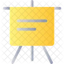 Portable Presentation Board Icon