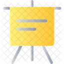 Portable Presentation Board Icon