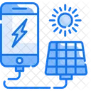 Portable solar panel  Icon