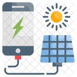 Portable solar panel  Icon