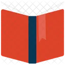 Portada de libro abierta  Icono