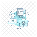 Conceptos De Pantallas De Aplicacion Nomada Digital Icon