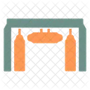Portalwaschanlage Autowasche Auto Symbol