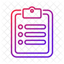 Portapapeles Lista Tarea Icon