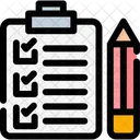 Portapapeles Herramienta Toma De Notas Icono