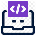 Portatil Codificacion Desarrollo Icono