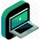 Portatil Monitor Pantalla Icon