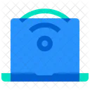 Computadora Portatil Computadora Wifi Icono