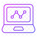 Portatil Analisis Negocios Icono